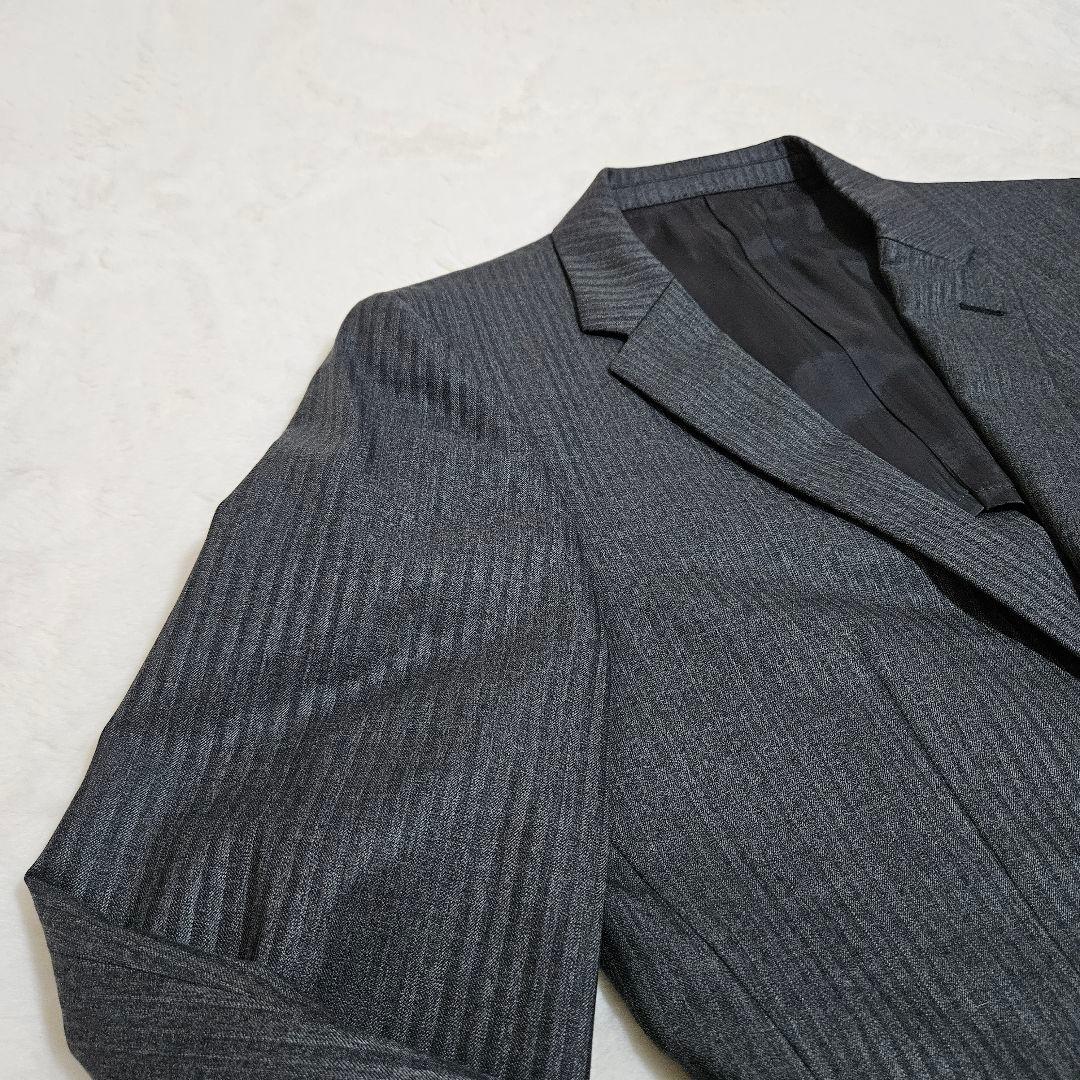 ✨極美品 タケオキクチ スーツ セットアップ グレー ストライプ ウール 3