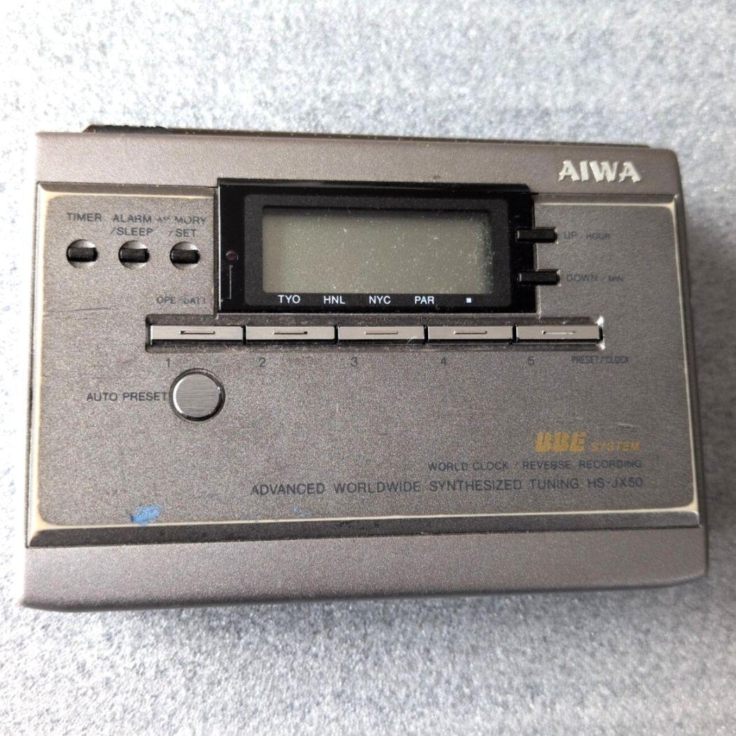 AIWA ステレオラジオカセットレコーダー HS-JX50 ジャンク品