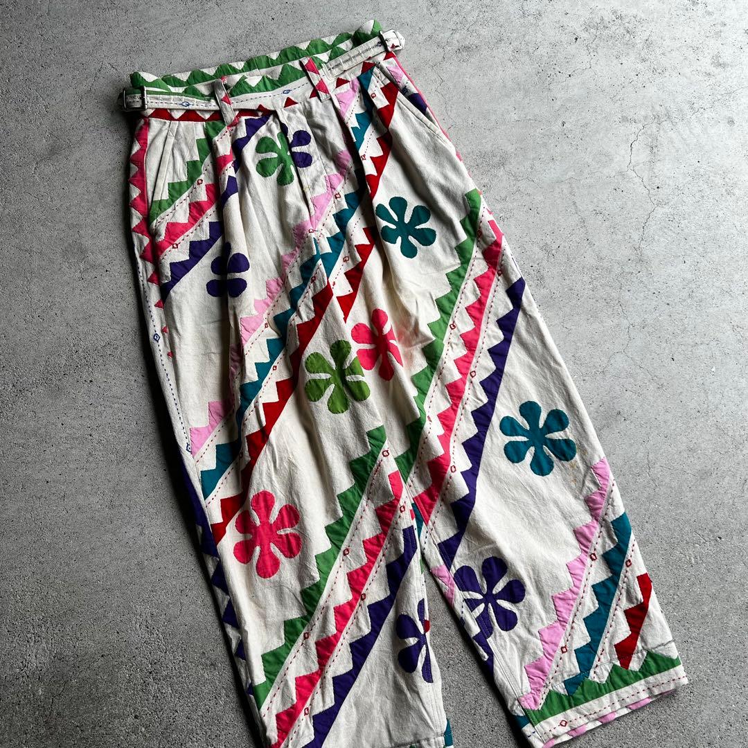 t*3様 Leh 23aw グルカパンツ　マルチカラー　ヒッピー