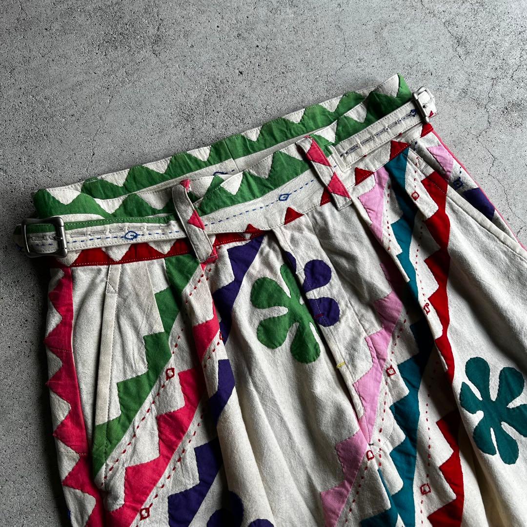 t*3様 Leh 23aw グルカパンツ　マルチカラー　ヒッピー