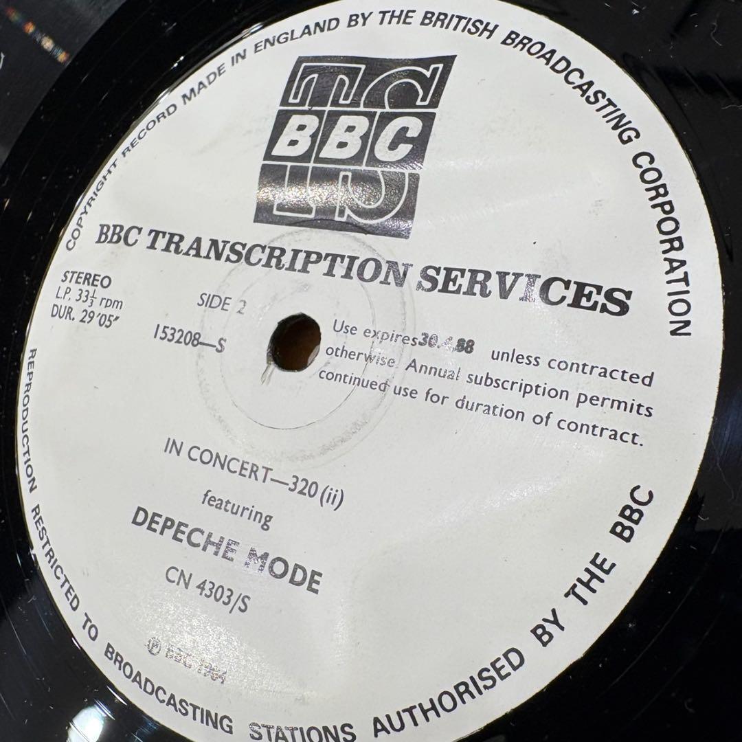 レア貴重レコード BBC In Concert 320 Depeche Mode