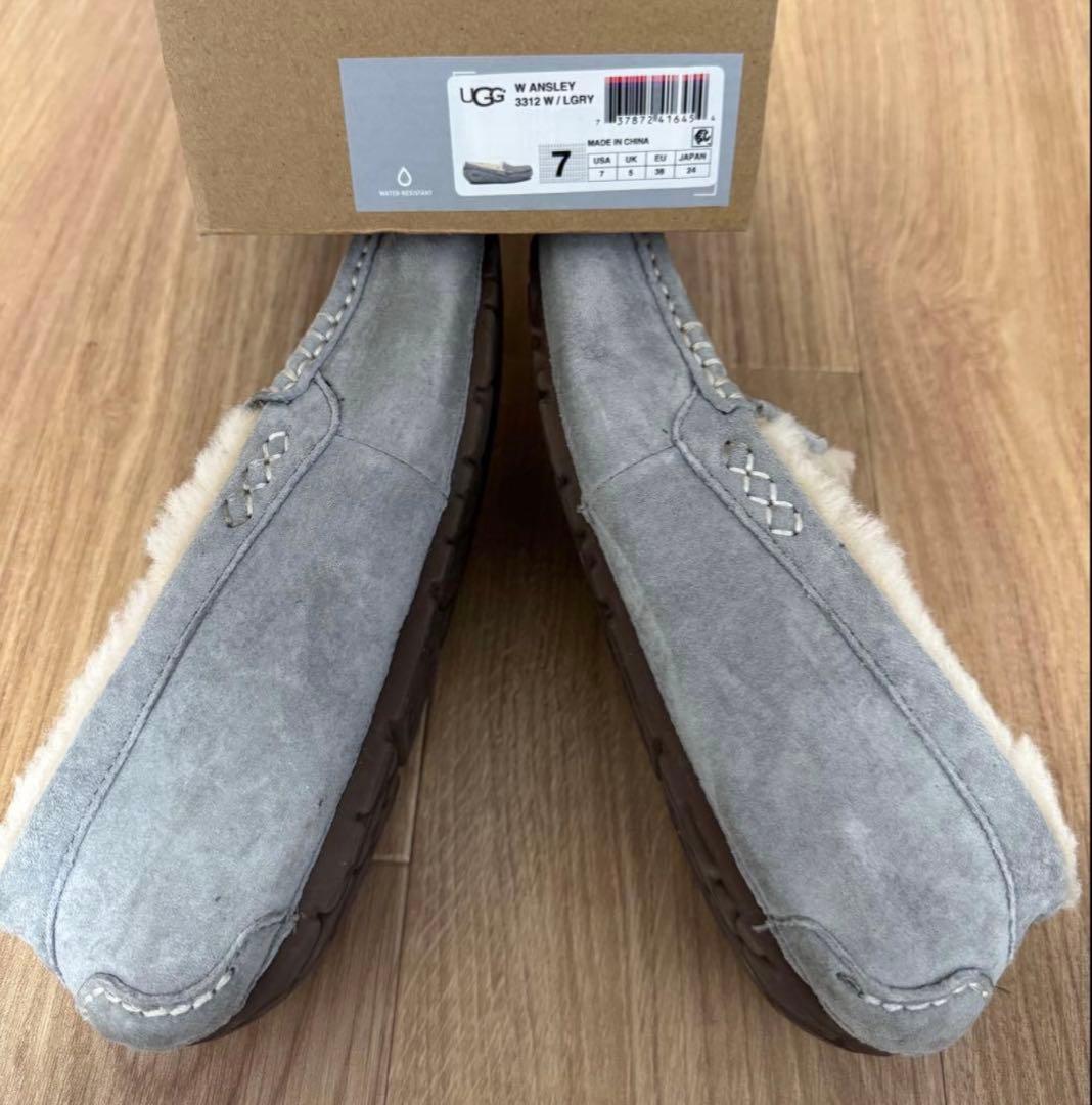 UGG グレー モカシン　24cm