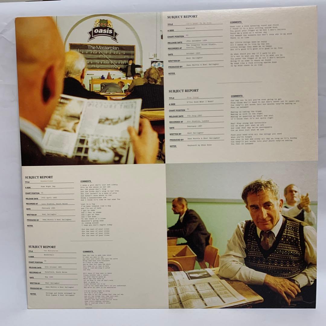 Oasis THE MASTERPLAN レコード1998年