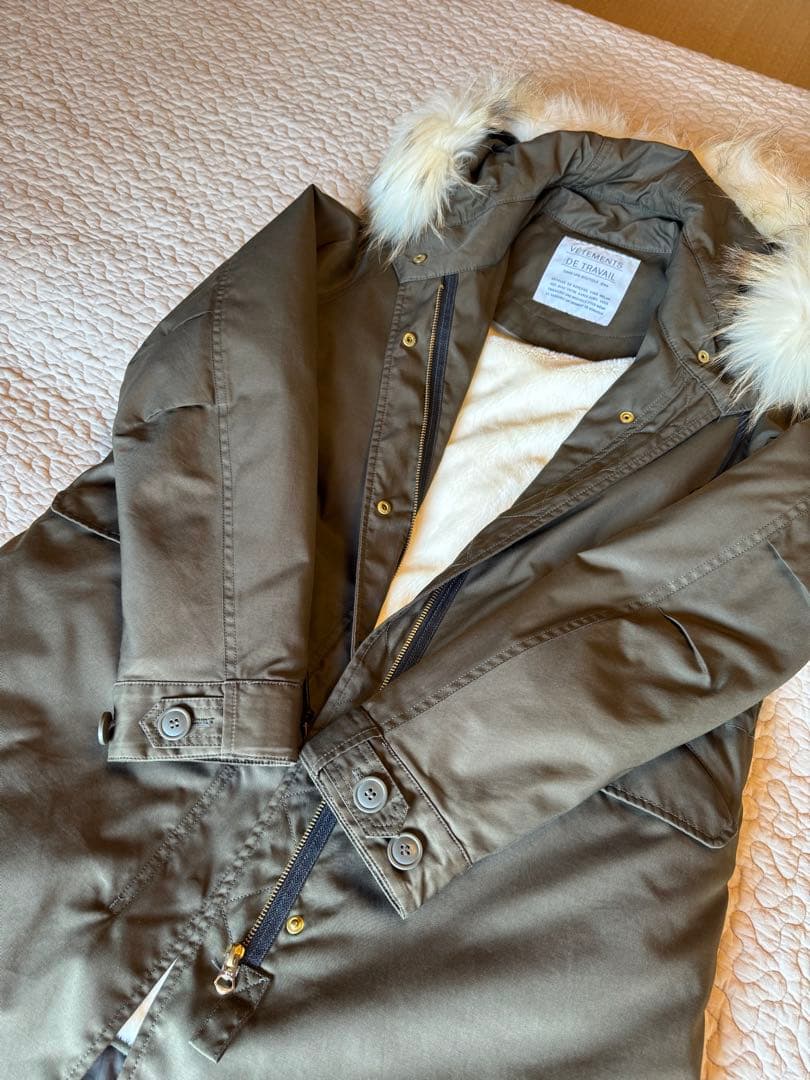 nekokich　イエナ ライナー付き モッズコート 38 カーキ