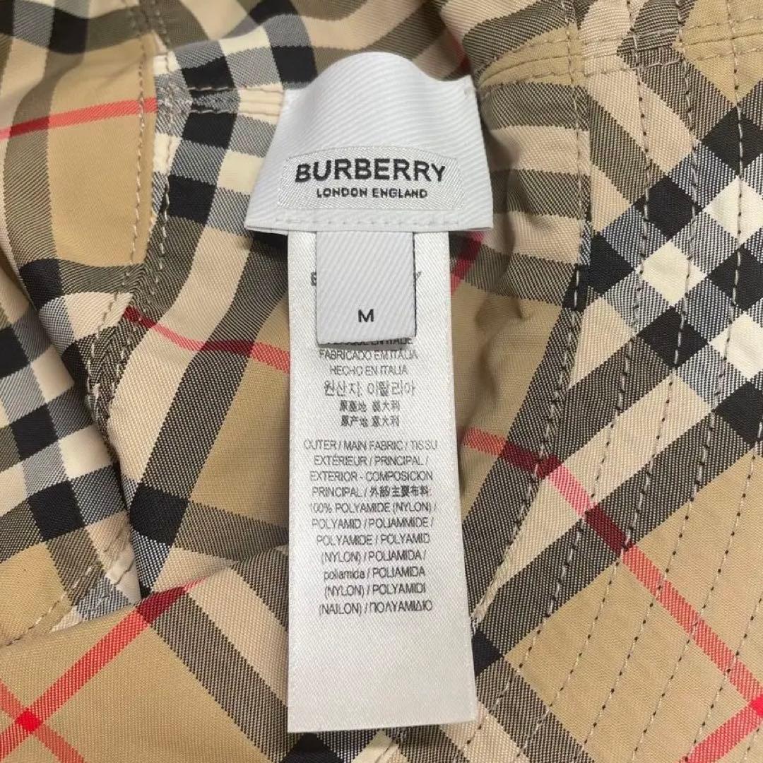 【美品】Burberry バーバリー　バケットハット　リバーシブル　チェック柄