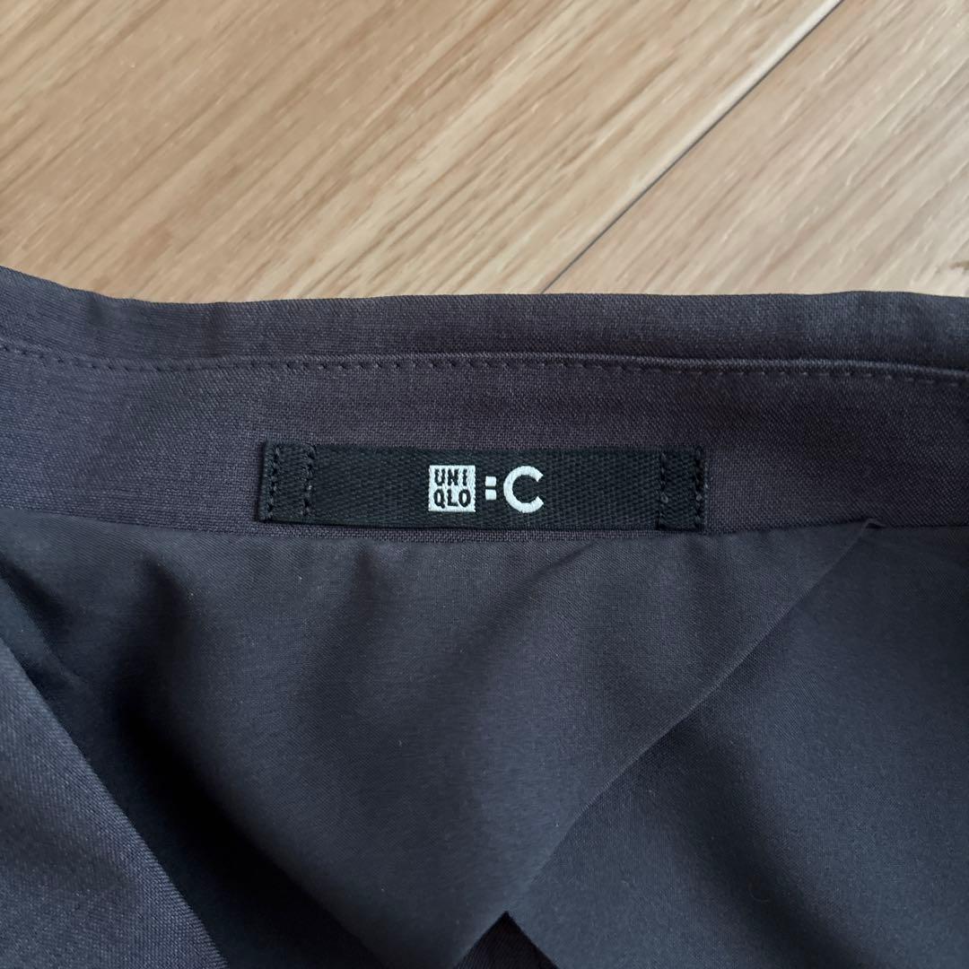 UNIQLO C: 感動ダブルジャケット リラックスフィット ダークグレー L