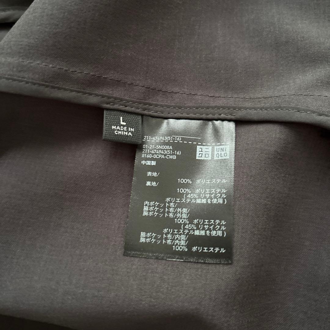 UNIQLO C: 感動ダブルジャケット リラックスフィット ダークグレー L