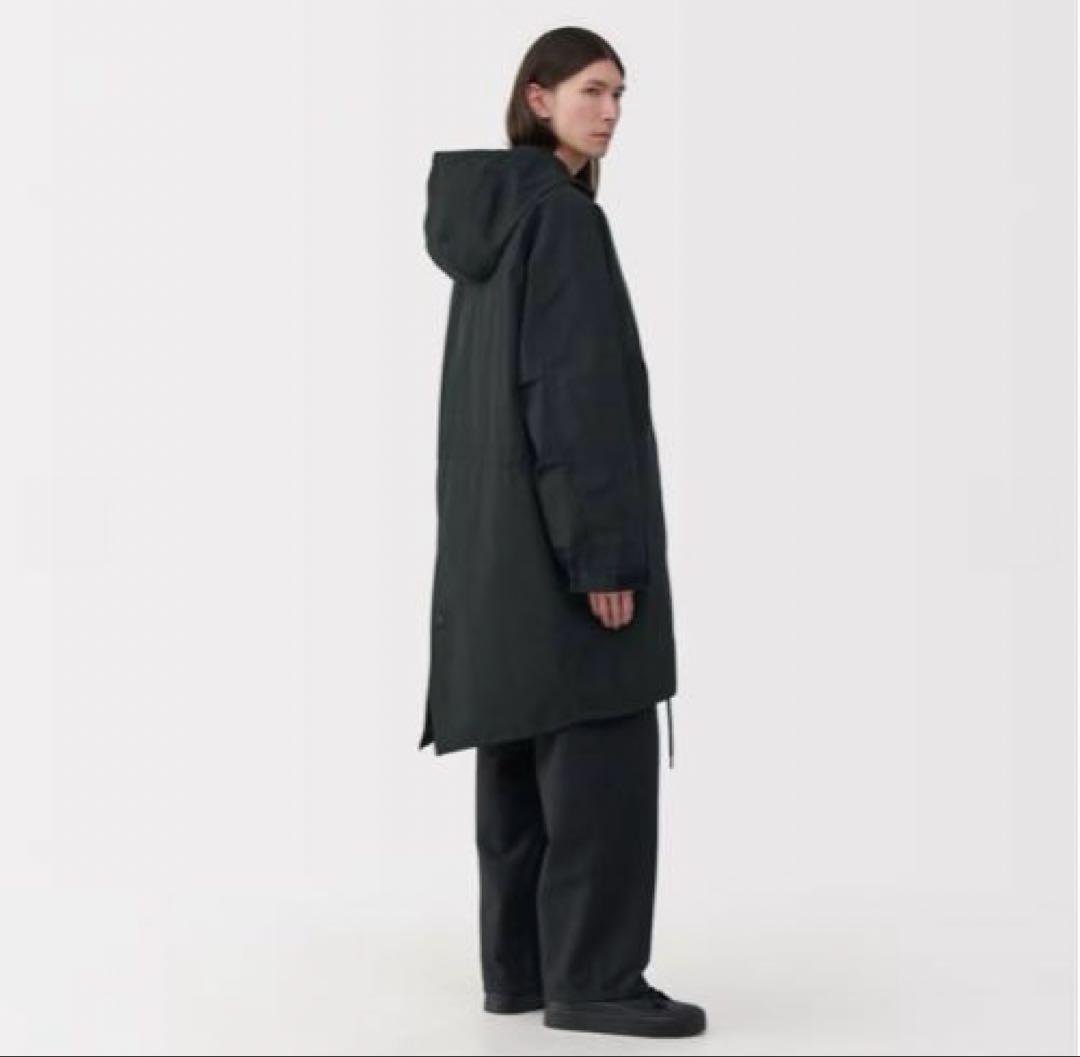 MUJI Labo ライナー付きモッズコート M黒