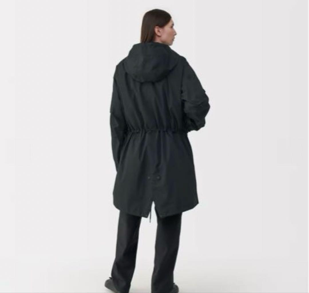 MUJI Labo ライナー付きモッズコート M黒