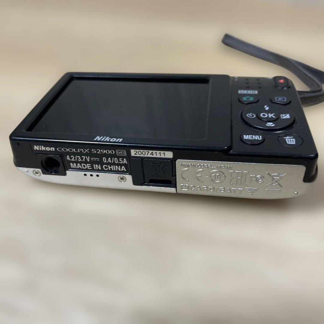 Nikon COOLPIX S2900 シルバー 動作確認済 コンデジ