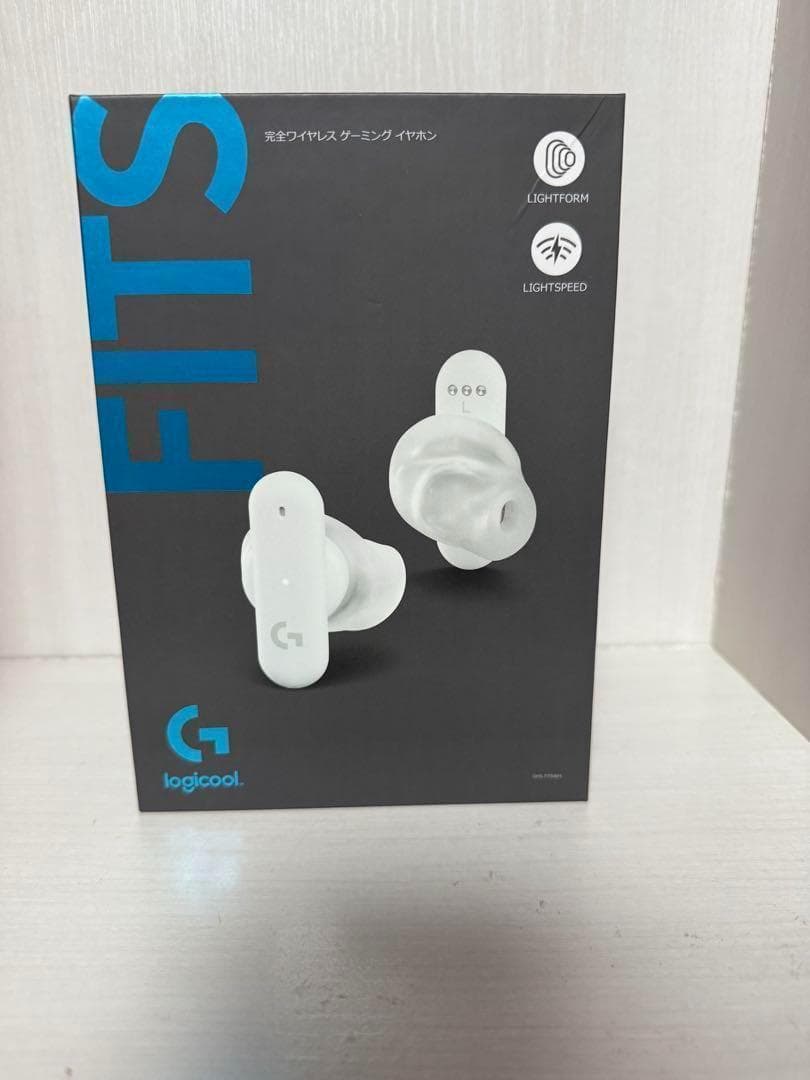 【新品未開封】GFITS ホワイト logicool ワイヤレスイヤホン