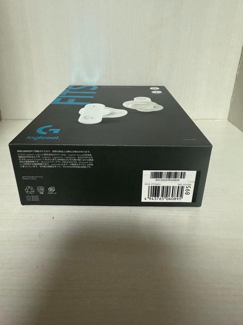 【新品未開封】GFITS ホワイト logicool ワイヤレスイヤホン