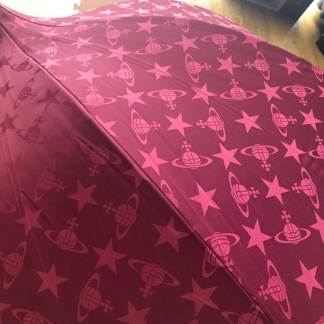 新品未使用ヴィヴィアンウエストウッド　オーブマーク＆スター柄　傘