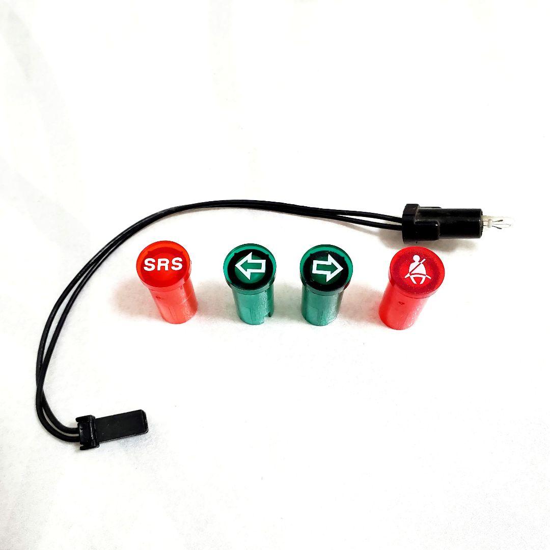 ローバーミニ クラシックミニ ダッシュ ボード用 点灯ランプ レンズ セット