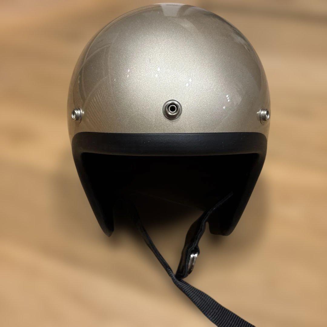 オーシャンビートルLACジェットヘルヘルメットゴールドバイク