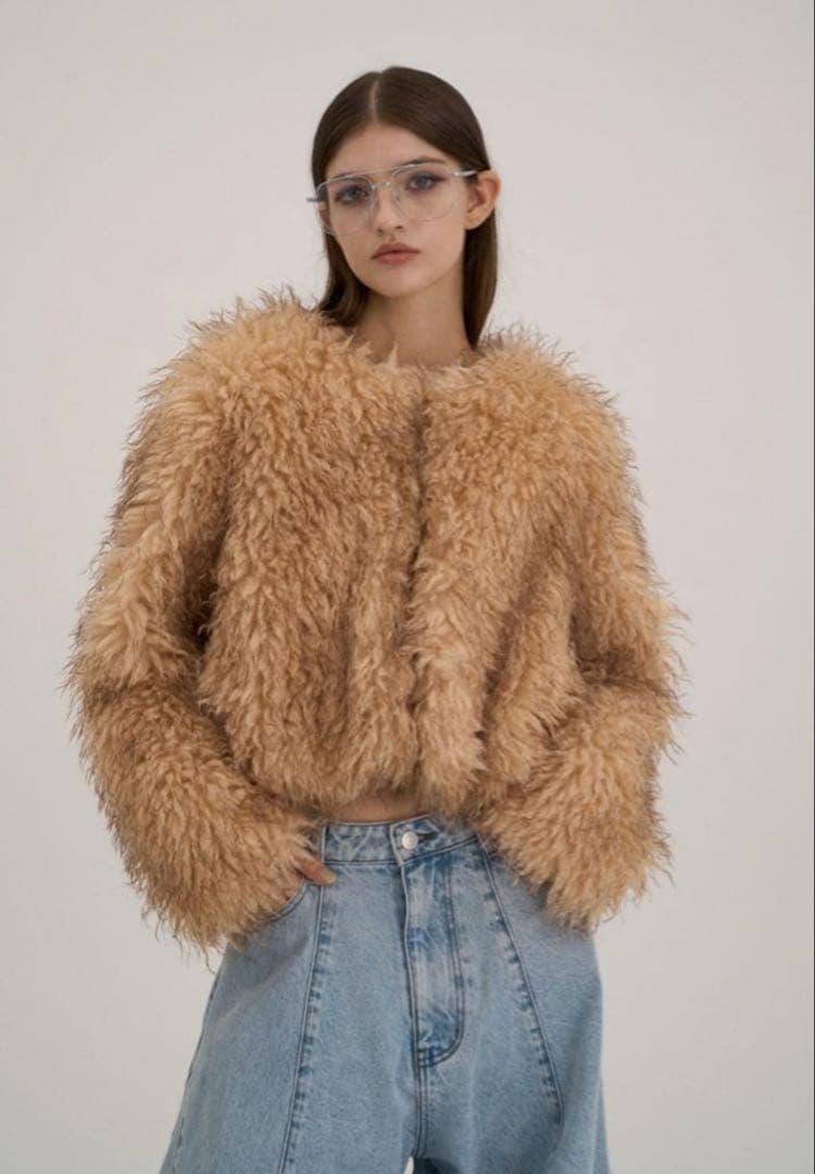 【美品】THE TOE ファージャケット　ファーコート