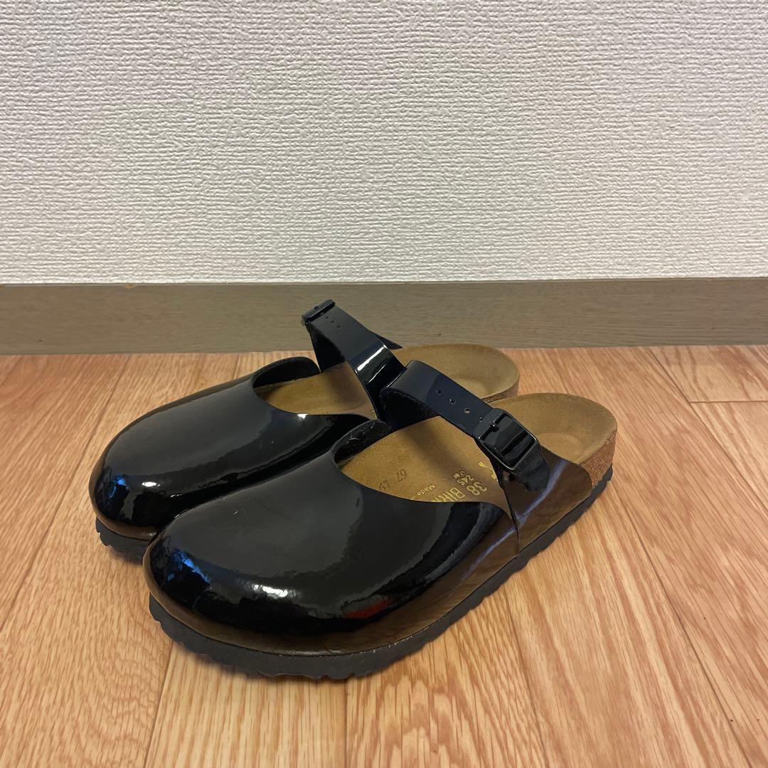 廃盤モデル　BIRKENSTOCK ローズマッド　エナメル38 24.5cm