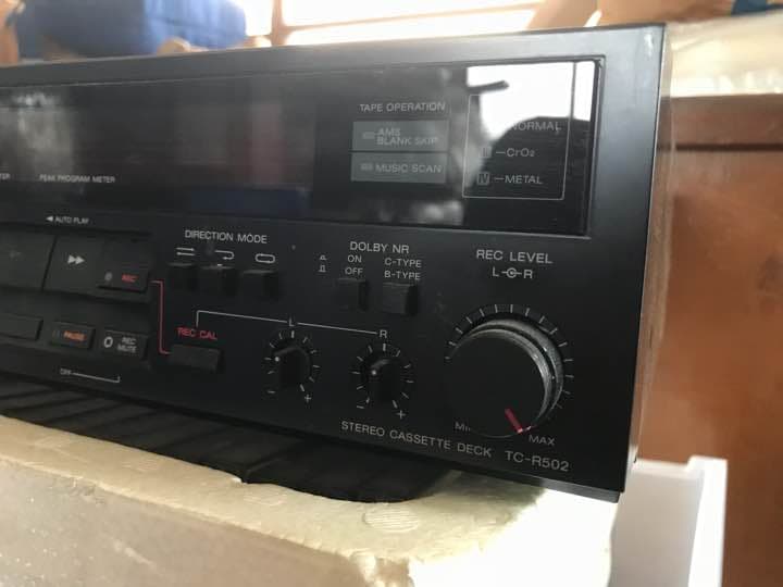 ソニー ステレオカセットデッキ TC-R502