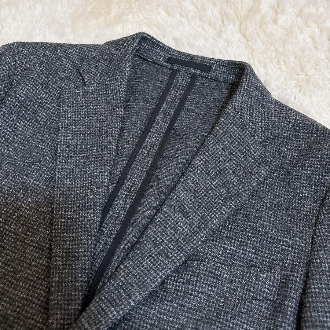 未使用級☆マッキントッシュフィロソフィー テーラード チェック ウール L