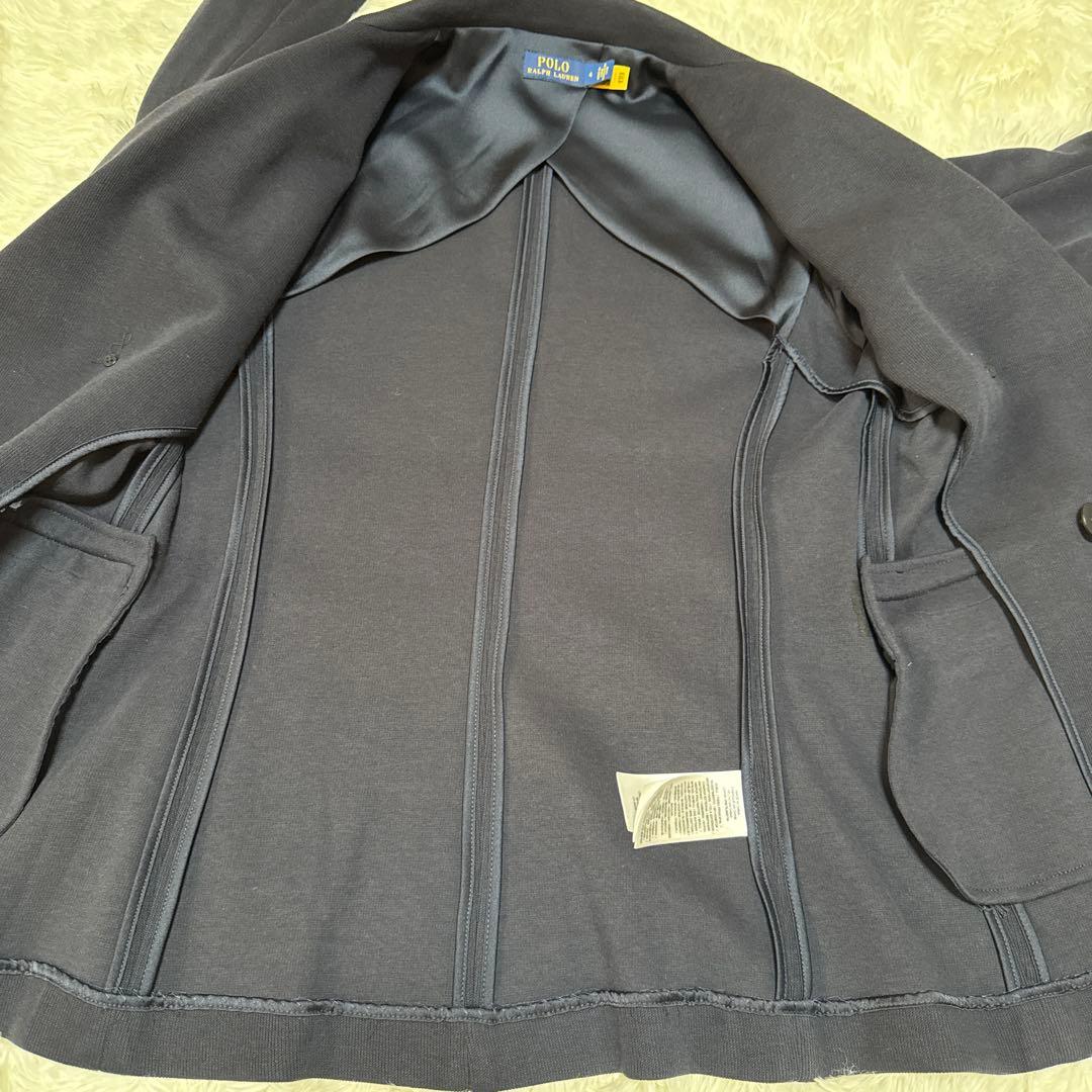 【美品】ポロラルフローレン　ニットブレザー　ダブル　金ボタン　ジャケット