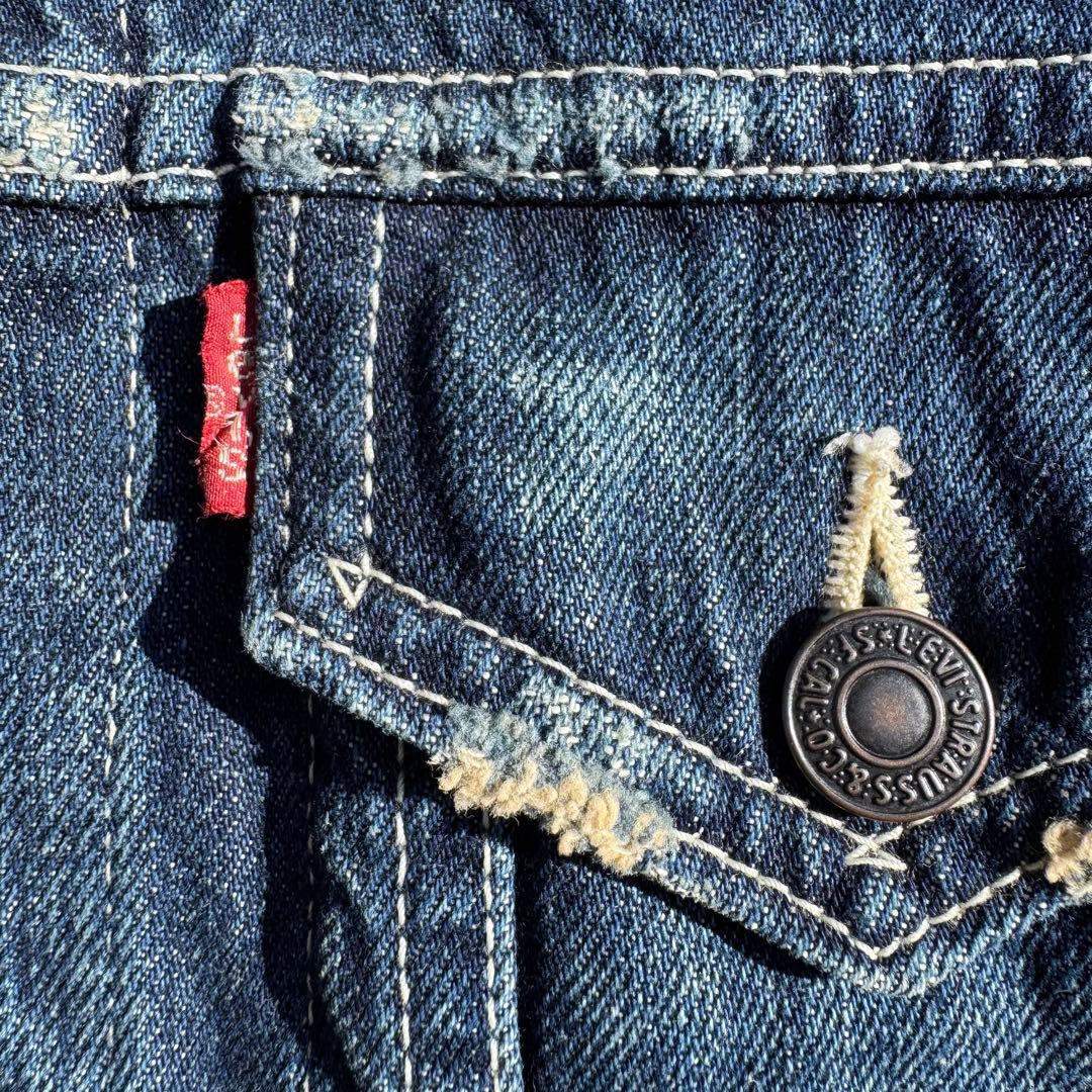 Levi's 70505 08501 リペア キムタク着用 デニム セットアップ