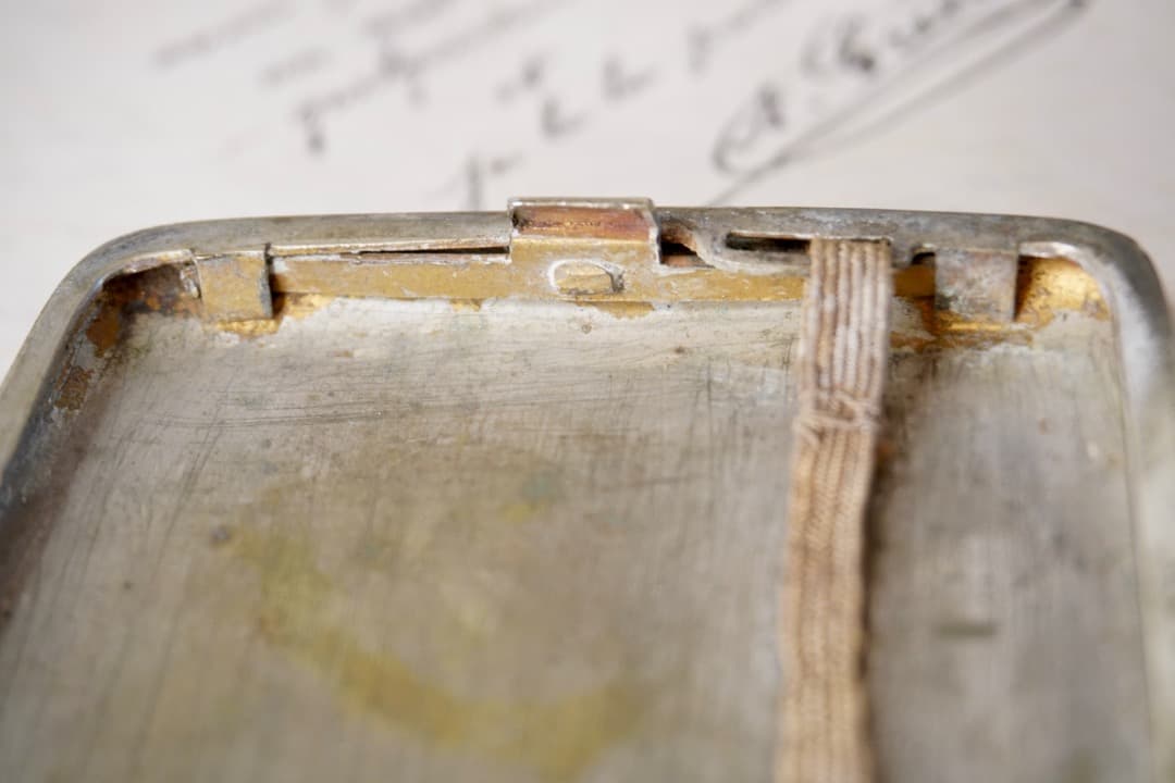 イギリス アンティーク シルバープレート シガレットケース