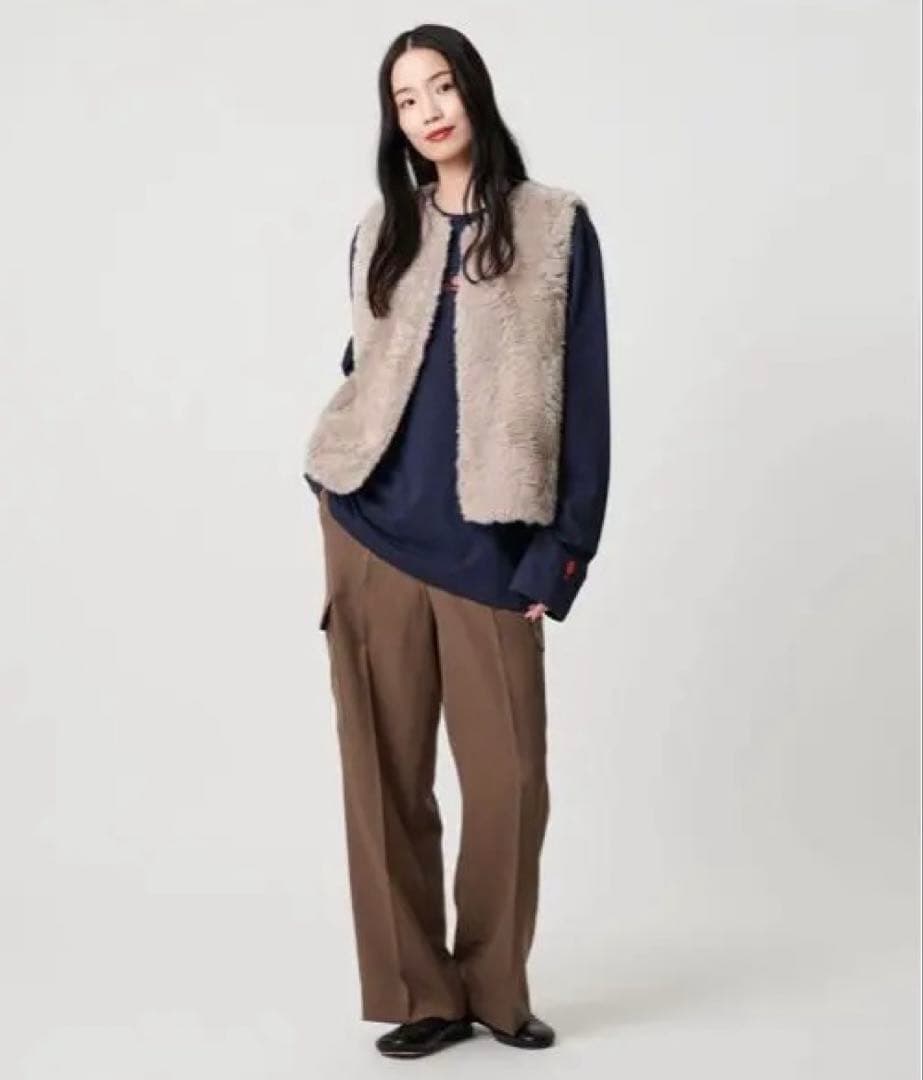 【完売品】今期⭐︎フェイクファーベスト