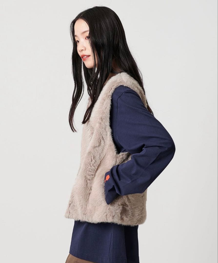 【完売品】今期⭐︎フェイクファーベスト