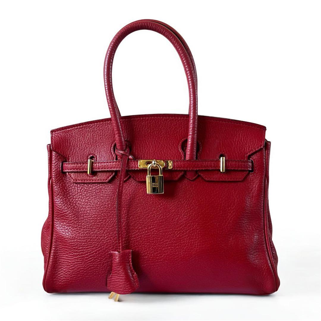 美品✨TIA MARIA ティアマリア本革 ハンドバッグ ブレンダS カナデ＆鍵