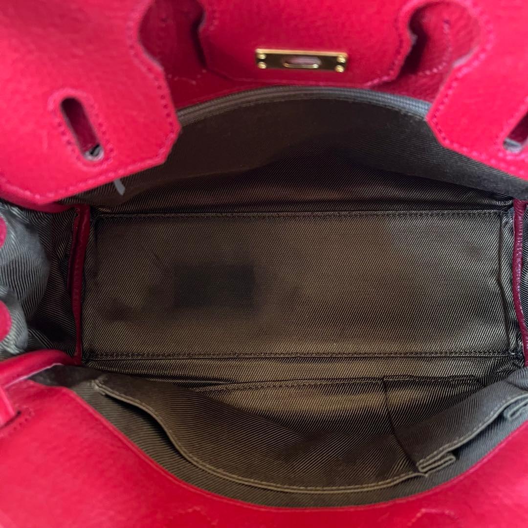 美品✨TIA MARIA ティアマリア本革 ハンドバッグ ブレンダS カナデ＆鍵