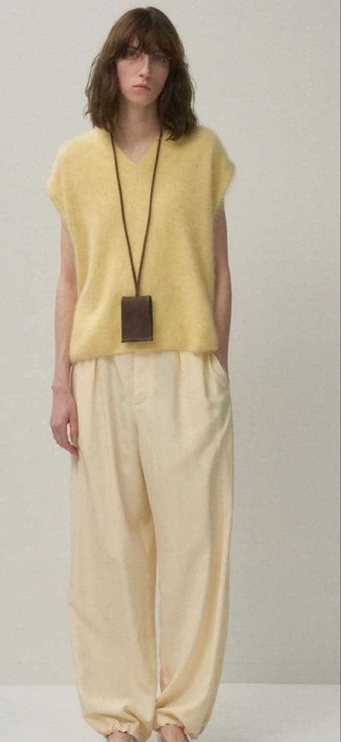 ATON ロイヤルカシミヤファーベスト