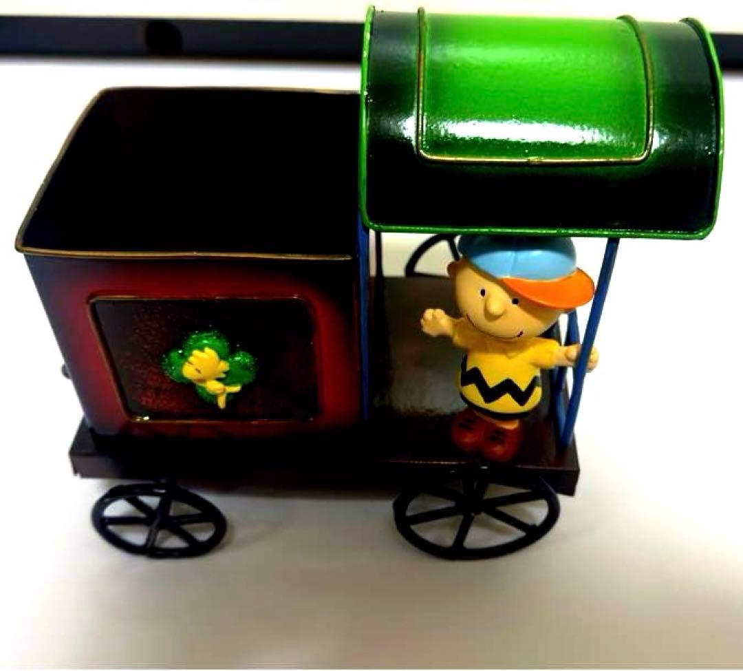 【希少】スヌーピー　フラワートレイン　レトロ　アンティーク　ピーナッツ