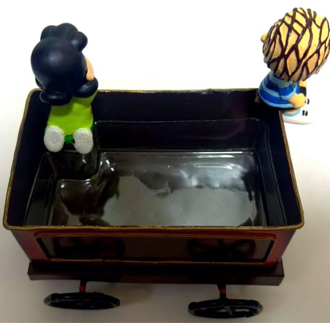 【希少】スヌーピー　フラワートレイン　レトロ　アンティーク　ピーナッツ