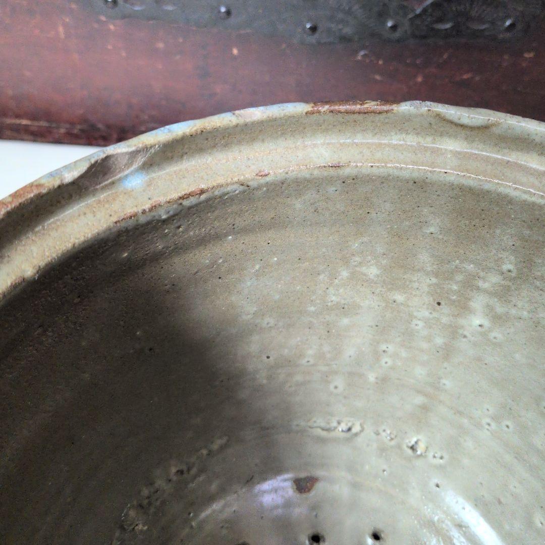 津軽の古い焼き物　悪戸焼　湯通し　紅葉の図