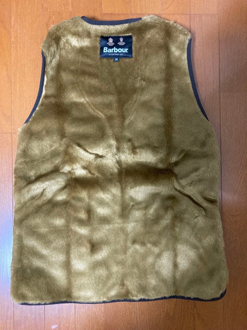 【新品未使用】⭐︎ Barbour バブアー　38 ファー ライナー ベスト