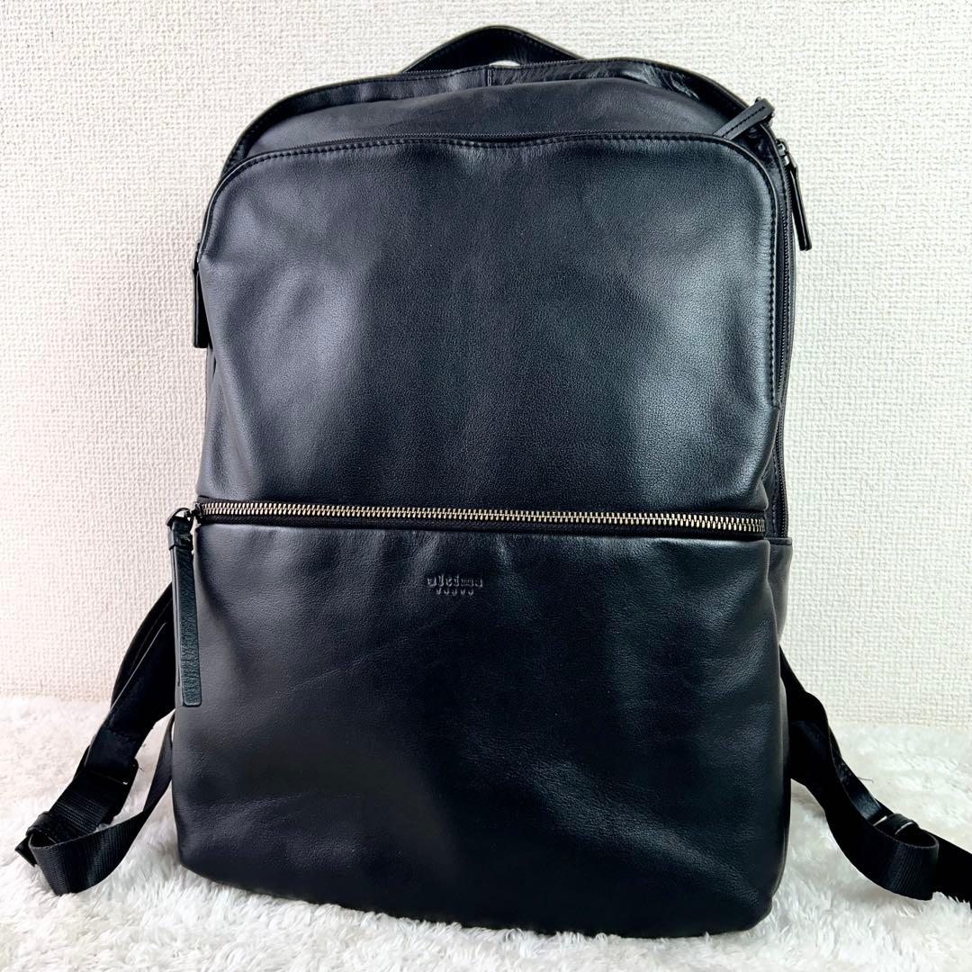 ultima tokyo レザー リュック ビジネスバッグ ブラック