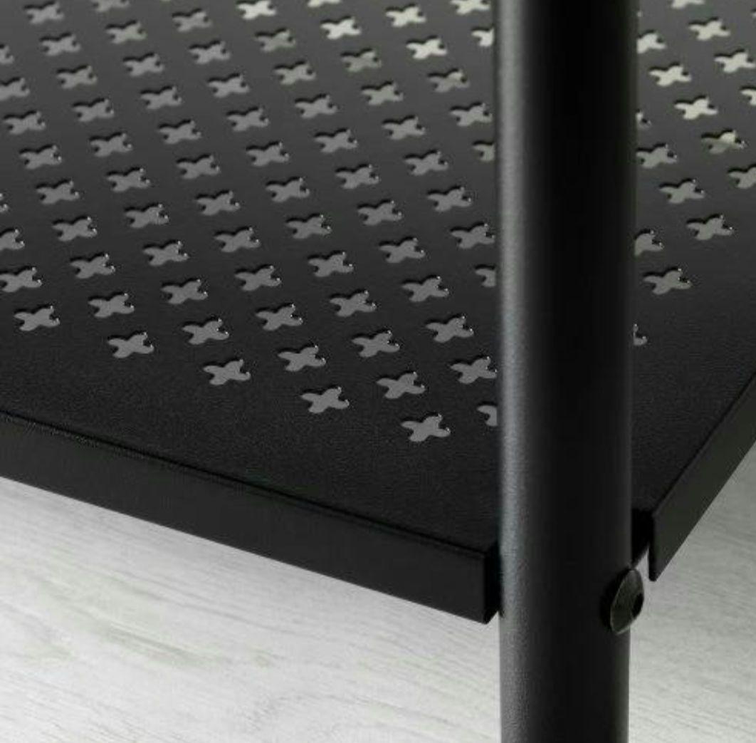 PINNIG 　ピンニグ コートラック 靴収納 ブラック193x37x90 cm