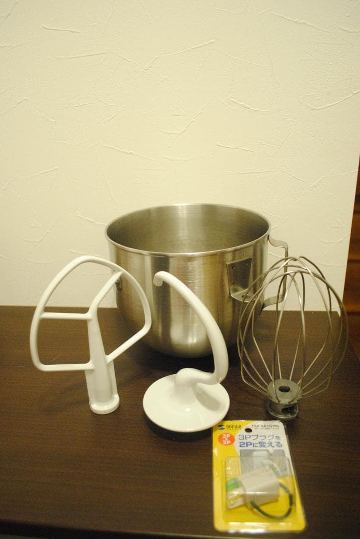 キッチンエイドスタンドミキサ Kitchenaid　KSM5 白　FMI製