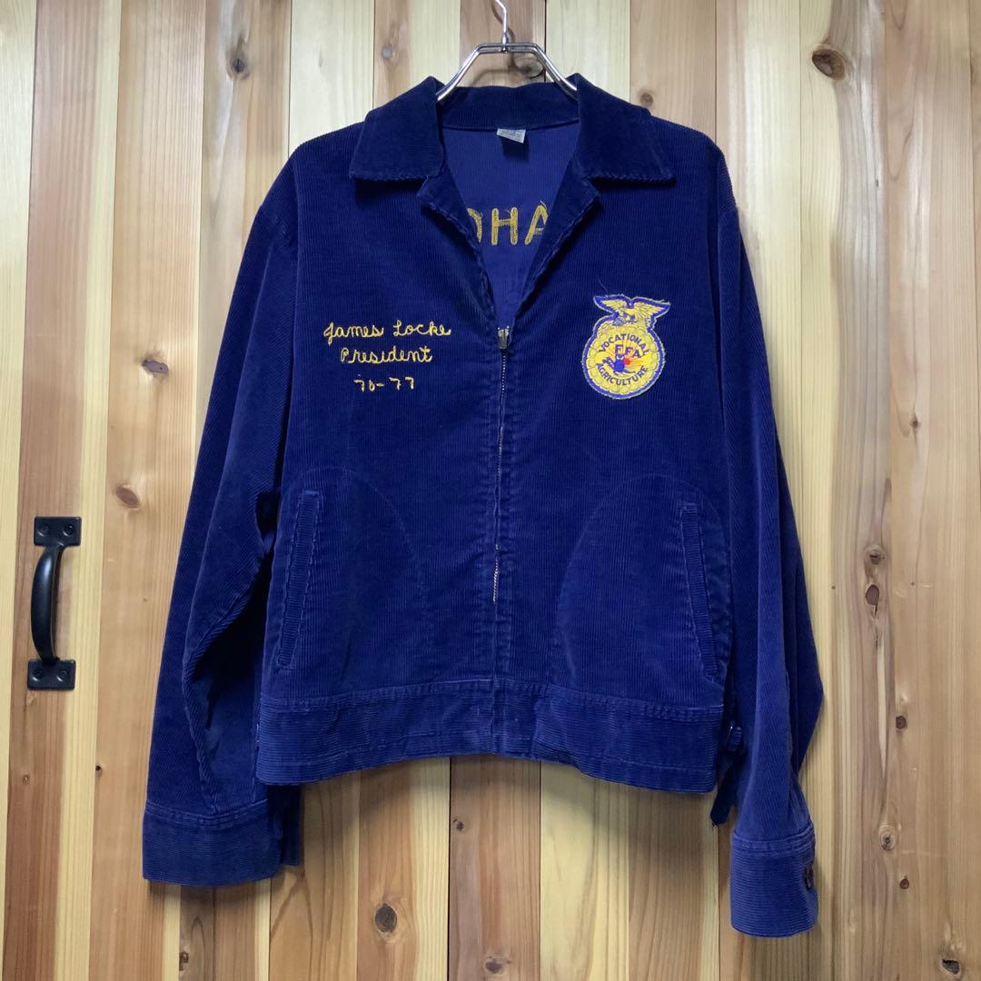 70s ヴィンテージ　FFAジャケット　グッドサイズ　46