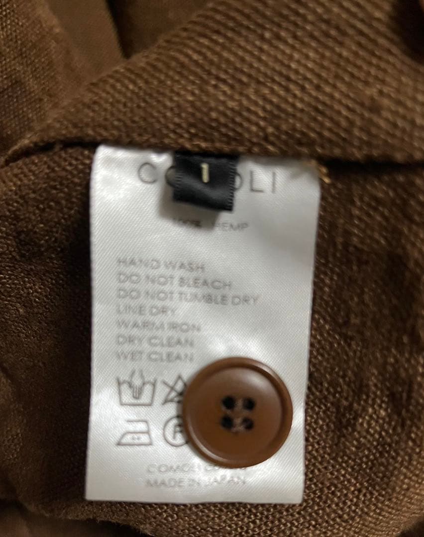 comoli コモリ ヘンプダックスタンドカラージャケット　１