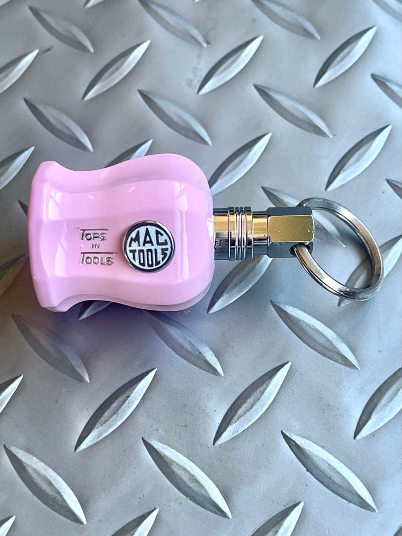 マックツール、2018限定、KHDGS2、ピンク、改造グリップキーホルダー