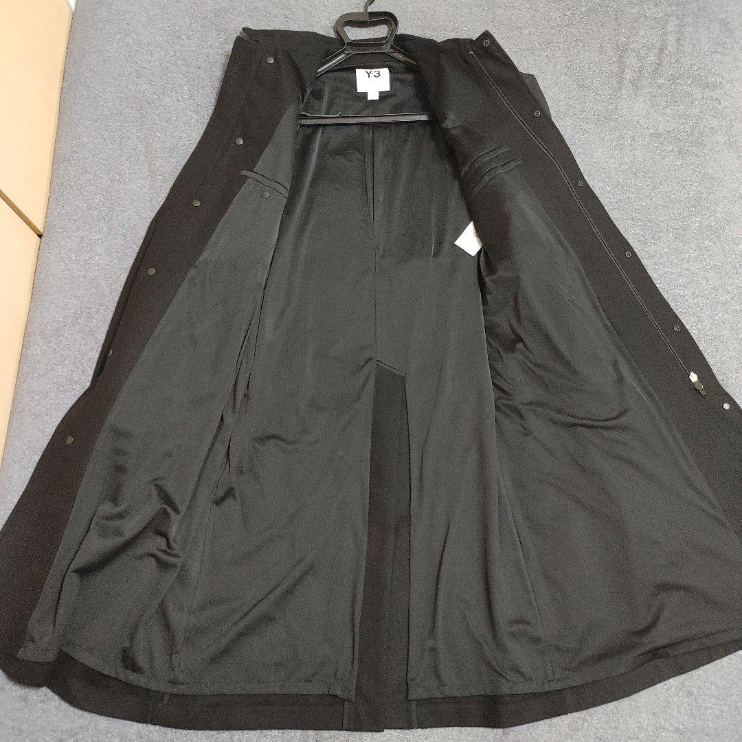 美品ヨウジヤマモトY-3ワイスリーM CH1 WOOL FLANNEL COAT