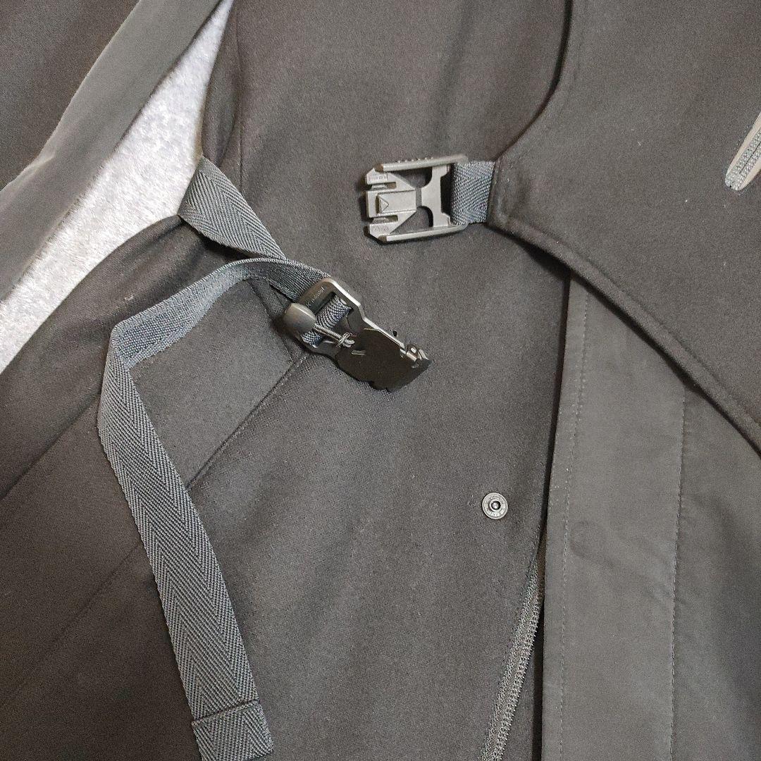 美品ヨウジヤマモトY-3ワイスリーM CH1 WOOL FLANNEL COAT