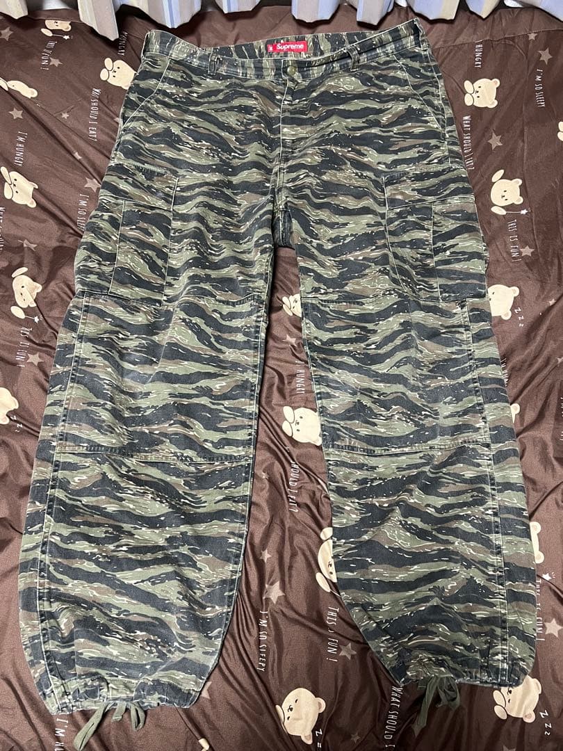パンツ Supreme 24ss Cargo Pant Tiger Camo 36
