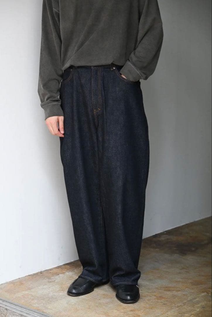 ANCELLM アンセルム 01 OW INDIGO ワンウォッシュ デニム