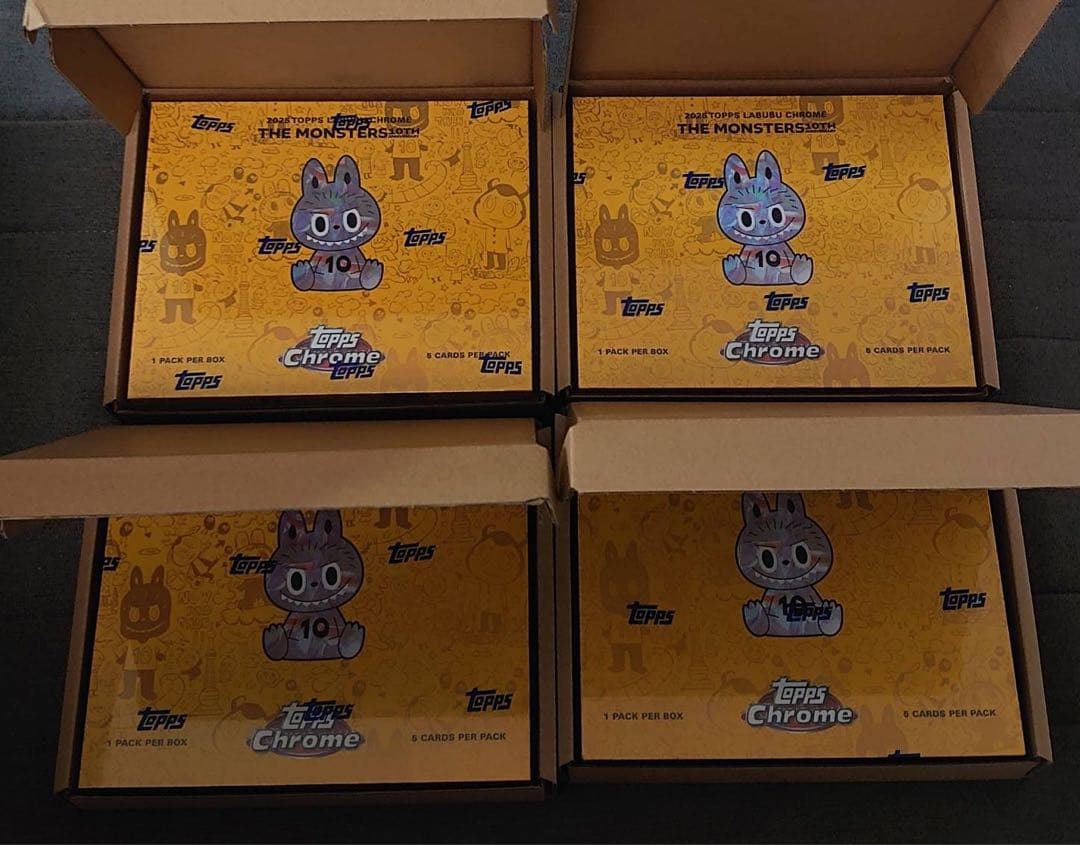 ラブブ トレカ未開封4BOX シュリンク付き