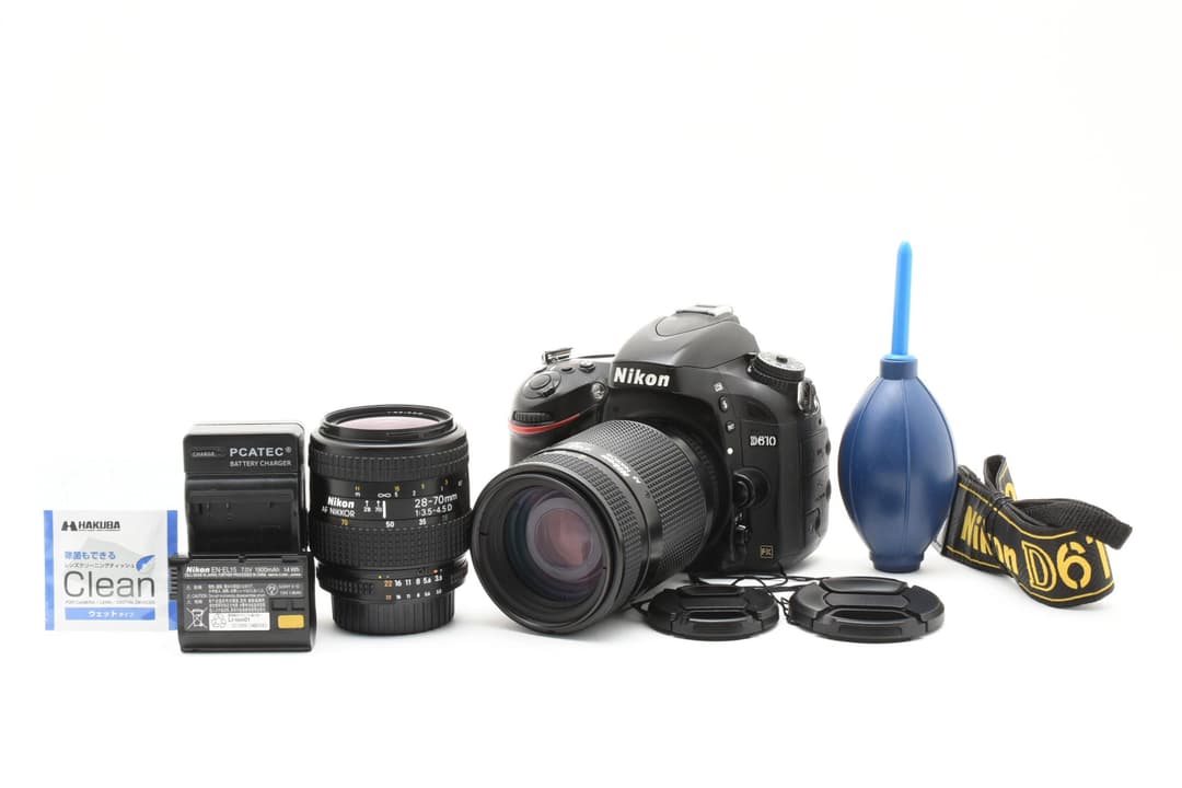 Nikon D610 ダブルレンズ iPhone スマホ転送OK #8691
