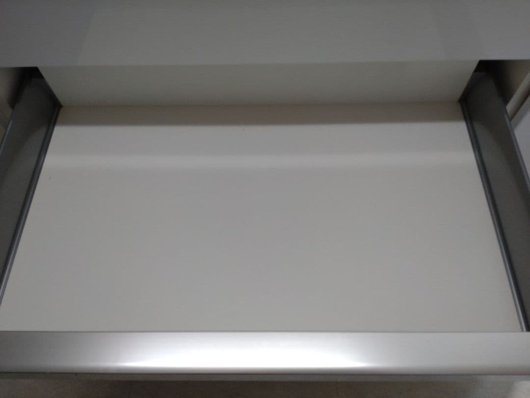 パモウナ 160cm幅　奥行き50cm ハイカウンター　ホワイト