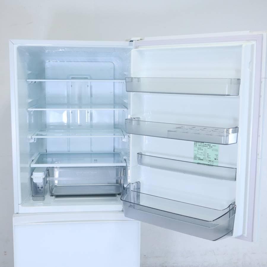 20年製 東芝 ベジータ 363L 3ドア 冷蔵庫 GR-S36SXV(EW)