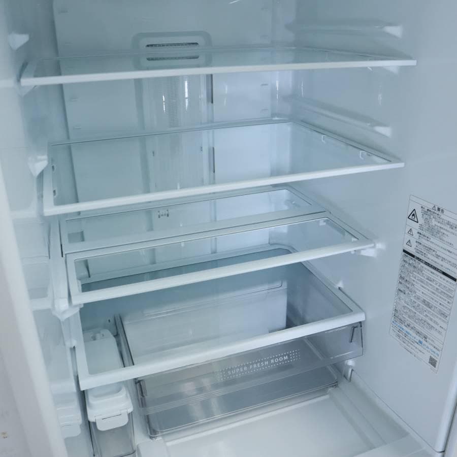 20年製 東芝 ベジータ 363L 3ドア 冷蔵庫 GR-S36SXV(EW)